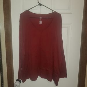 Long sleeve plus size woman's shirts